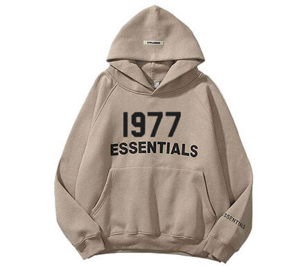 1977 Essentials Oversized Hoodie Brown