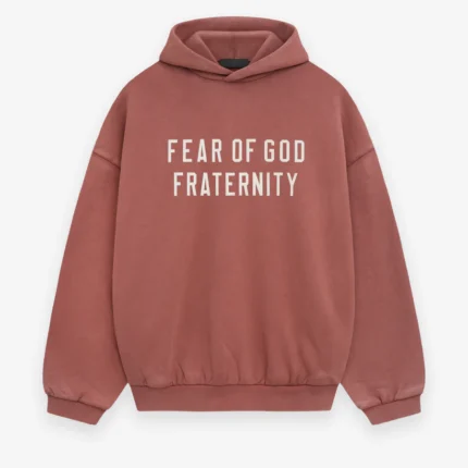 Essentials Heavy Fleece Red Hoodie