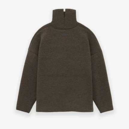 Essentials Heavy Ottoman Wool High Neck Sweater