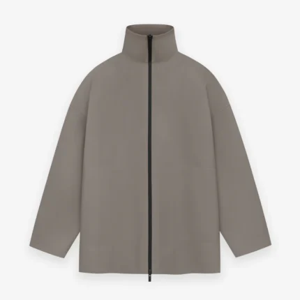 Essentials Rubberized Zip Up Jacket