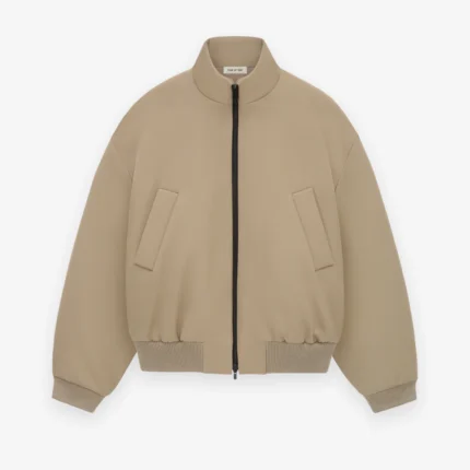 Essentials Weighted Twill Bomber Jacket