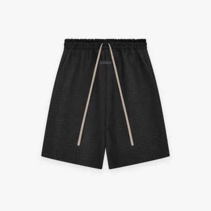 Essentials Wool Jacquard Relaxed Shorts