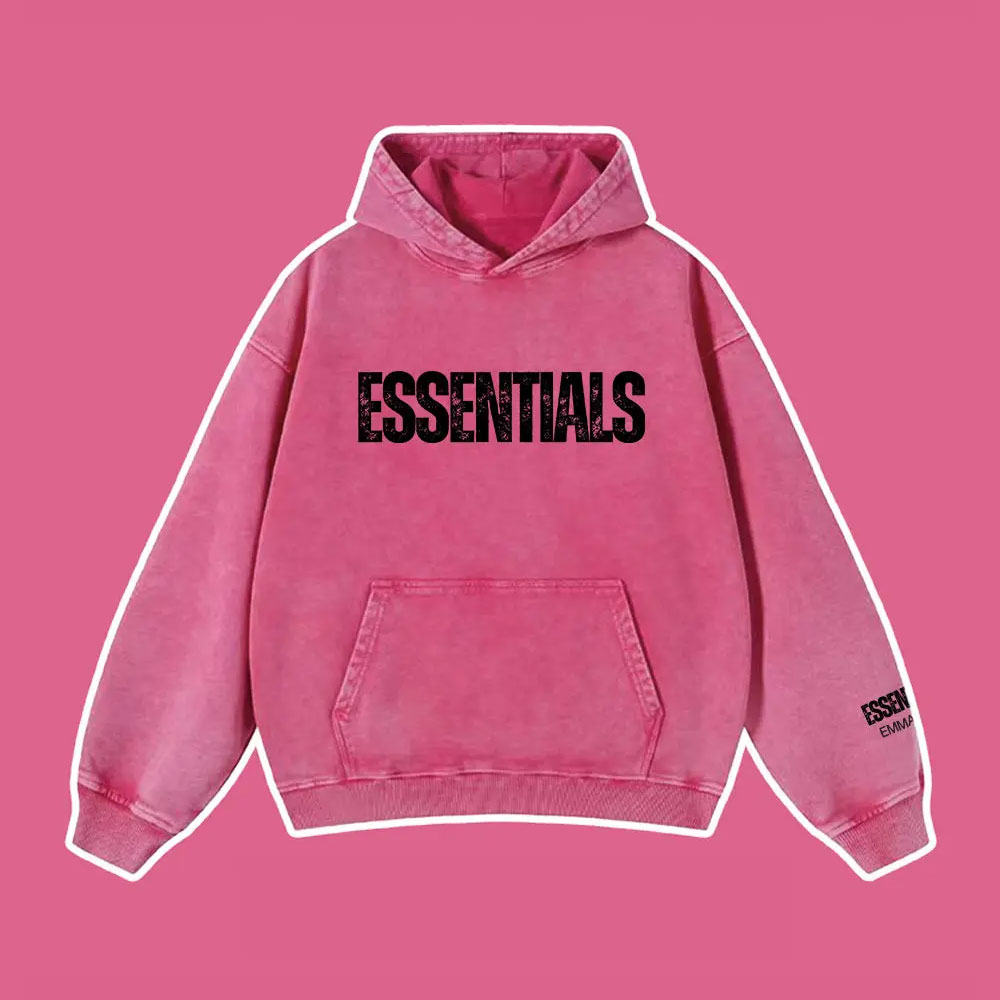 Pink Essentials Hoodie